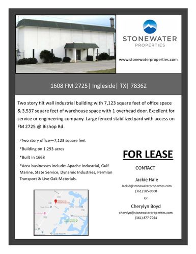 Ingleside Warehouse FM 2725: 1608 FM 2725, Ingleside, TX 78362